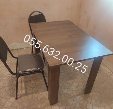 Masa və oturacaq dəstləri: Mətbəx üçün, Yeni, Açılmayan, Künc masa, 9 stul — 26