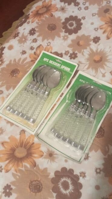 набор ножей: Qaşıq-çəngəl. İşlənməyib. Bir az qabı əzilib — 3