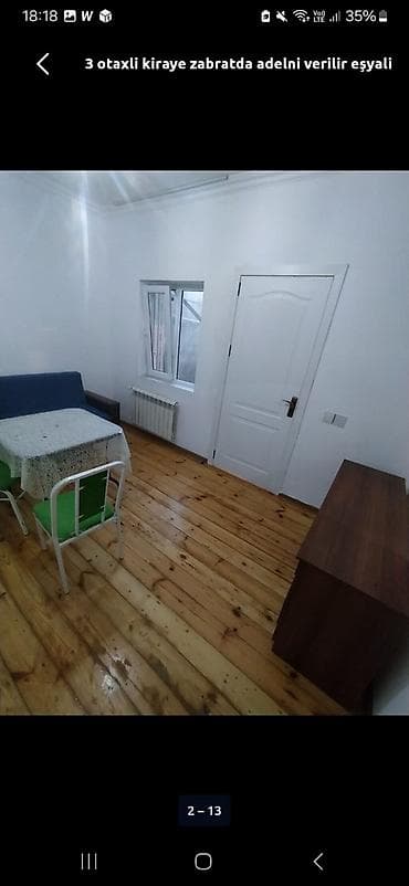 kirayə zabrat: 75 kv. m, 3 otaqlı, Kombi, Qaz, İşıq — 9