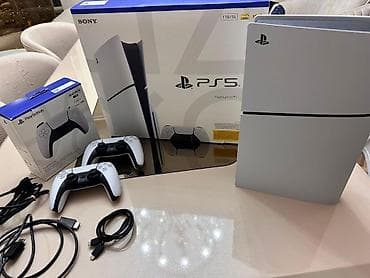 Salam.playstation 5 slim.təzədir.2 jostik və 12 oyun var.təcili