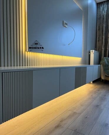 аренда помещения под ресторан кафе: Новый, Прямой ТВ стенд, С полками, Стеклянный, Азербайджан — 5