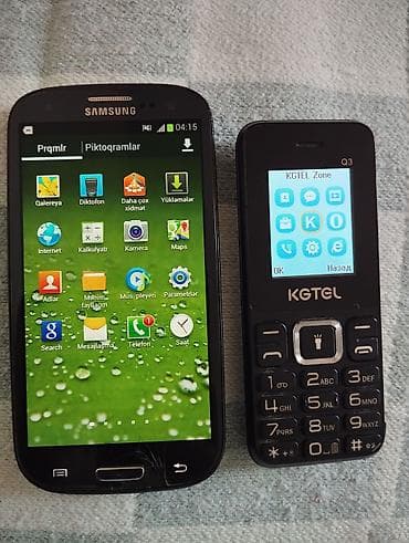 Samsung I9300 Galaxy S3, rəng - Qara, İki sim kartlı