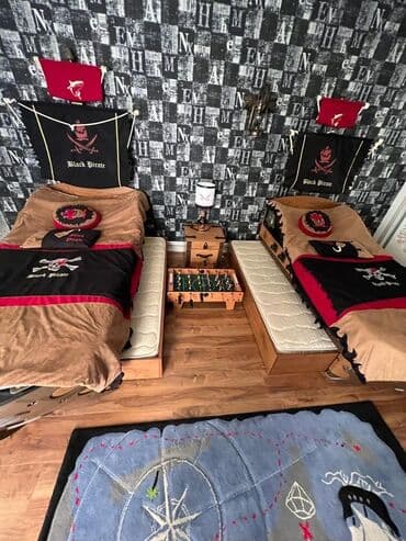 складной стол: 2 односпальные кровати, Новый — 2
