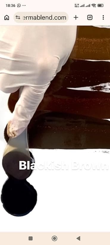 kasmetika: GOOCHIE Permanent Makeup Color – 212 Deep Coffee - Tətbiq sahəsi: qaş — 4