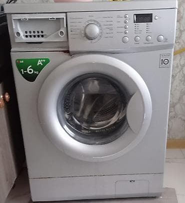 printe: Paltaryuyan maşın LG, 6 kq, İşlənmiş, Avtomat, Qurutma var, Kredit yoxdur, Ünvandan götürmə — 1