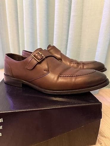 işlenmiş eşyalar: Milano Shoes kişi klassik ayaqqabısı - Model: Monk strap (tək tokalı) — 1