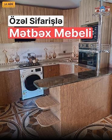 3d defter: Sifarişlə mətbəx dəsti, Özü çəkən petlələr, Teksturalı laminat — 1