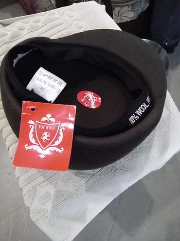 yun şarf: TOPWOLF kişi şlyapası – 100% yun - Material: 100% WOOL (etiketdə — 4