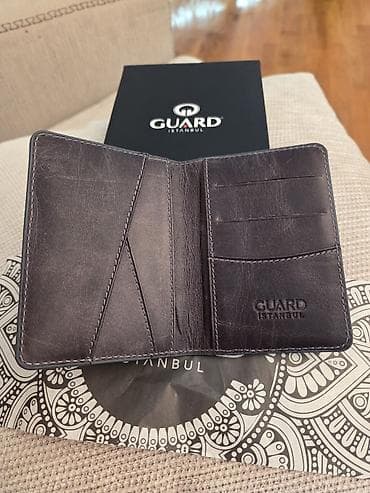 dəri cüzdan: Pulqabı, Təbii dəri, Yeni — 4