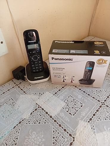 ev telefon: Panasonic KX-TG1611UA simsiz ev/ofis telefonu - Marka/model — 1