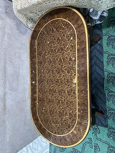 islenmis stol stullar: Oval masa, Açılmayan, Təkərsiz, Azərbaycan, Zəmanətsiz, Ünvandan götürmə — 1