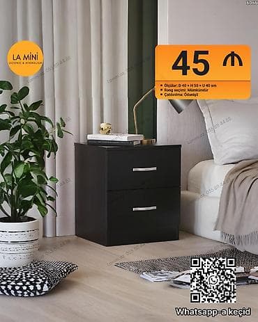LA MiNi – Laconic & Minimalism İki çekmecəli tumbi (yataq otağı