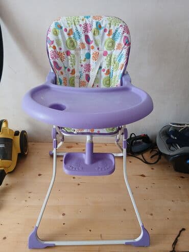 mişqa şekilleri: Uşaq yemək stulu, yaxsi vezyetde qirigi sokuyu,yoxdur, - Rəng — 2