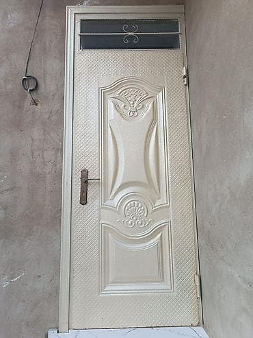 qapi dekoru: Dəmir giriş qapısı, dekorativ naxışlı model - Material: qalın metal — 2