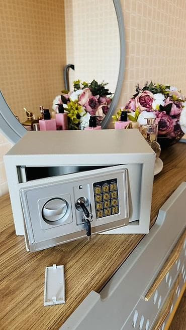 kassa market: Tel:099-597-75-75 Elektron seyf – kompakt, polad gövdəli - Ölçü — 2