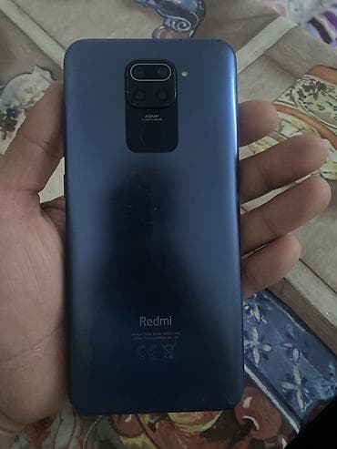 Redmi Note 9, 128 GB, rəng - Göy, Barmaq izi