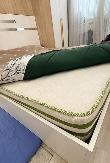 İkinəfərlik çarpayı, Bazalı, Matras ilə, Siyirməsiz