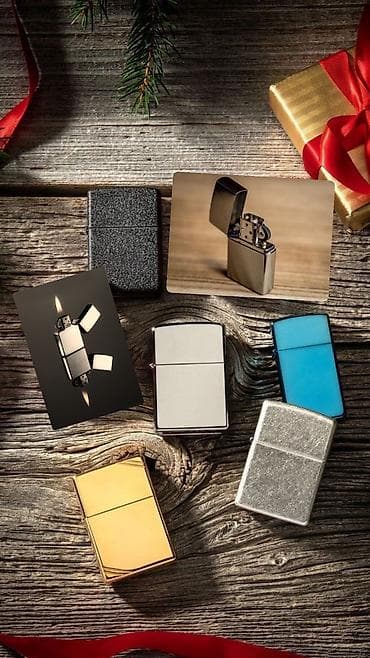 Zippo Klassik qapaqlı metal alışqanlar – müxtəlif rəng və 5azndan — 1