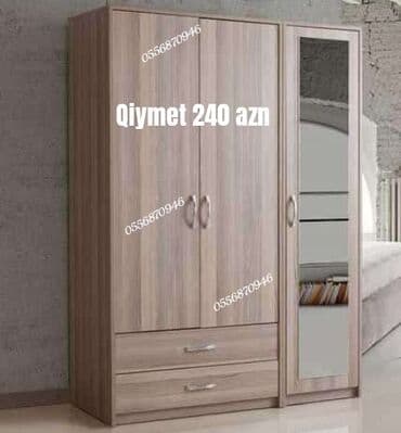 Rəflər: Yeni, Açılan, 2 qapılı Düz dolab, Qarderob, paltar dolabı, Rusiya — 3