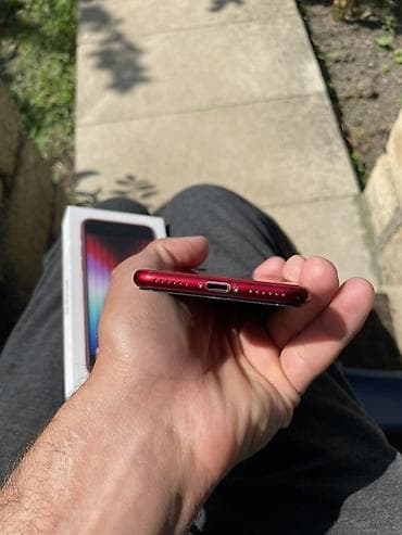 iphone 5 plus: IPhone SE 2022, 64 GB, Qırmızı, Barmaq izi — 3
