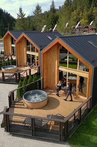 taxda qapl: A-Frame layihəsi tikintisi müxtəlif konstruksiya variantları üzrə icra — 3