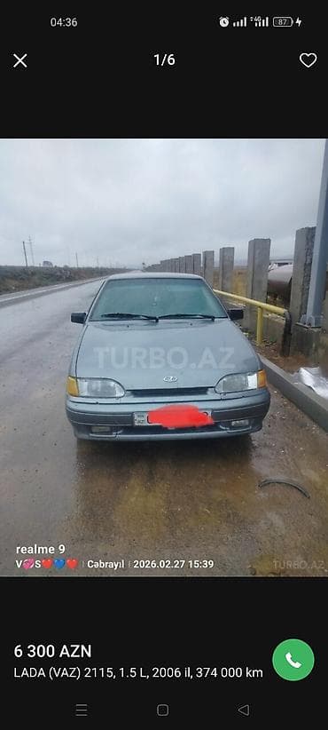 VAZ (LADA): VAZ (LADA) 2115 Samara: 1.5 l | 2006 il 374000 km Sedan — 5