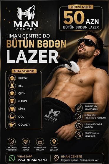 plastik qapi gence: Bəylər üçün = Lazer Epilasiyasi✅Hicama və Zəli✅Masaj✅Çistka✅Ayaq — 1