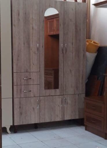 Dolablar: Yeni, Açılan, 3 qapılı Düz dolab, Qarderob, paltar dolabı, Azərbaycan — 22