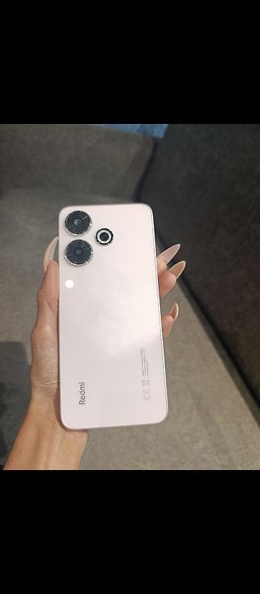 telfon: Redmi 13, 256 ГБ, цвет - Розовый, Сенсорный, Отпечаток пальца, Две SIM карты — 5