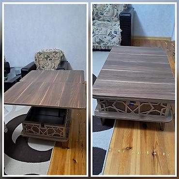 Jurnal masası, İşlənmiş, Kvadrat masa