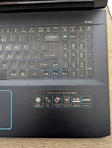 rtx 2070: Acer Predator Helios 300 (PH317-54) oyun noutbuku Əsas xüsusiyyətlər — 2