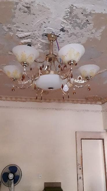 lustur sekilleri: Çılçıraq, 7 lampa, Metal — 1