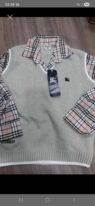 Burberry uşaq dəsti – 2 hissə - Ölçü: 6–7 yaş - Model: klassik lalafo.az -da Burberry uşaq dəsti – 2 hissə - Ölçü: 6–7 yaş - Model: klassik