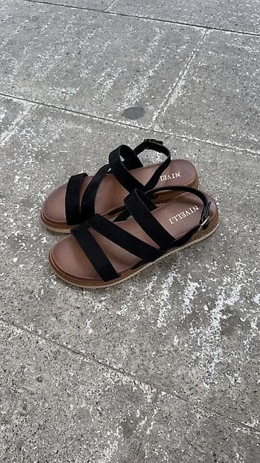 NIVELLI qadın sandal modeli - Üç zolaqlı dizayn: ön hissədə iki — 4