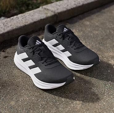 Kişi ayaqqabıları: Orjinal Adidas Galaxy 7 kişi qaçış krossovkası – qara/ağ - Model — 7