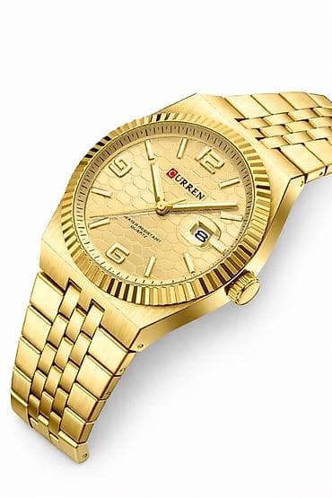 anti pas: Yeni, Qol saatı, Curren, rəng - Qızılı — 4