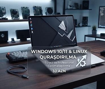 Ремонт ноутбуков, компьютеров: Professional Kompüter Xidməti: Windows (10/11) və Linux quraşdırılması — 1