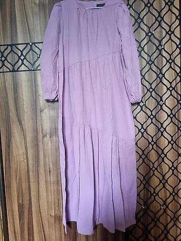 Женская одежда: Uzun bənövşəyi don - Rəng: Açıq bənövşəyi/lilac - Model: Uzun, axıcı — 3