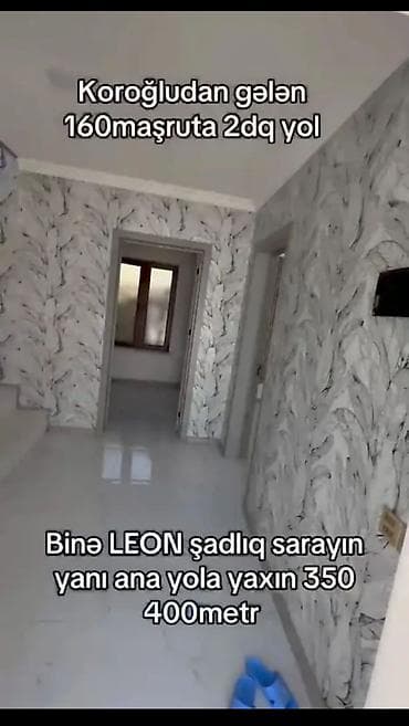 gencede ev: Binə 4 otaqlı, 4 kv. m, Yeni təmirli — 2