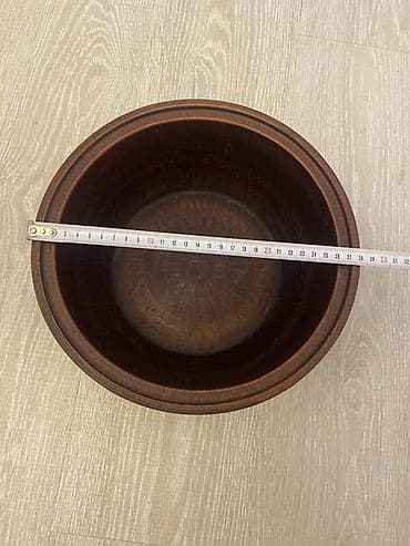 samavar qedimi: Qazan, rəng - Qəhvəyi, 28 sm — 4