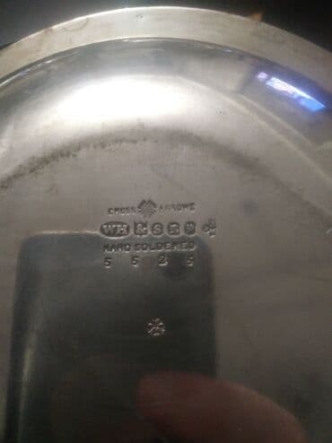 mis samovarlar: Boşqab, 1900 il, Mis — 4