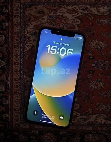 apple x: IPhone X, 64 GB, Gümüşü, Face ID — 2