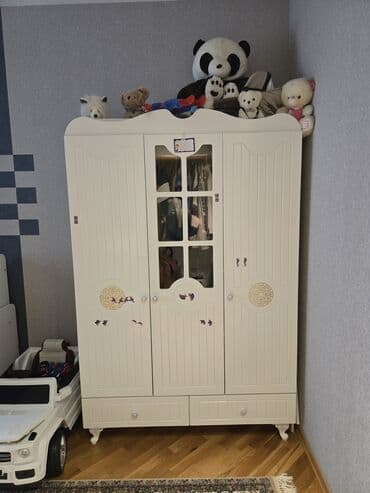 genc qiz mebelleri: Uşaq mebel dəsti satılır dolab böyük dolab balaca uşaq yataq beşik — 6