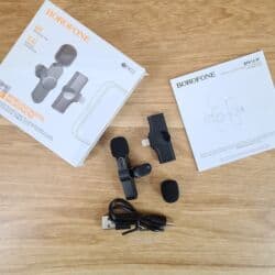 mikrafon: Yeni Simsiz (Bluetooth) Mikrofon Borofone, Ödənişli çatdırılma, Pulsuz çatdırılma, Rayonlara çatdırılma — 4