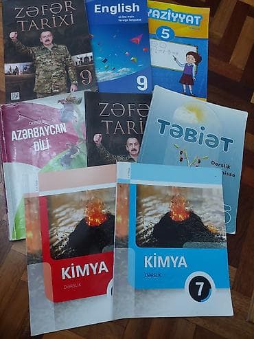 Məktəb dərslikləri dəsti Təklif olunan dəst müxtəlif sinif və fənlər — 1