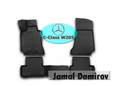 ayaqalti mersedes: Mercedes-benz с-class w205, 2014- 3d poliuretan ayaqaltilar 🚙🚒 ünvana — 1