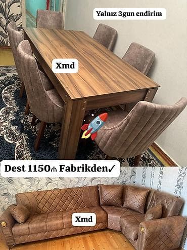 Künc divan, Qonaq otağı üçün, Açılmayan