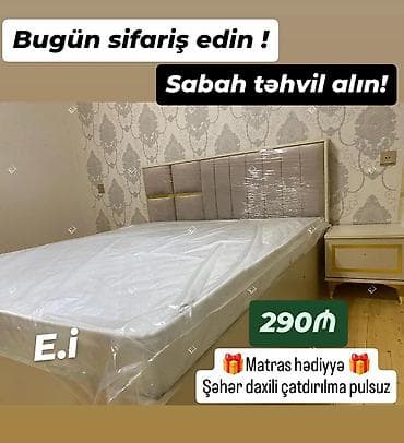 döşək: İkinəfərlik çarpayı, Matras ilə, Rusiya — 1