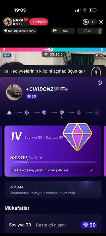 Hamıya Salam.30level tiktok səhifəsi satılır.Aktiv səhifədir heç bir