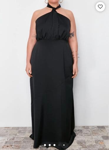 genc qızlar ucun donlar instagram: Вечернее платье, Макси, Massimo Dutti, XL (EU 42) — 1